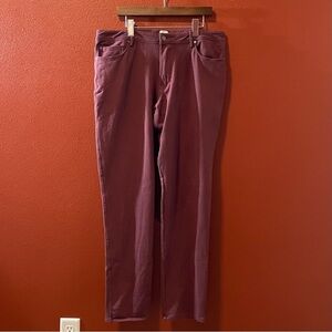 Swet Tailor Men’s Duo Red Cotton Blend Soft‎ Stretch Chino Pants